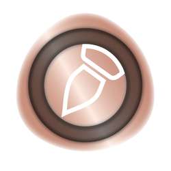 Faber-Castell - Goldfaber Creative Marker, Punta a pennello flessibile, punta a pennello, copper cabana