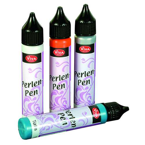 Viva Decor - Perlen-Pen, Penne effetto madreperla 