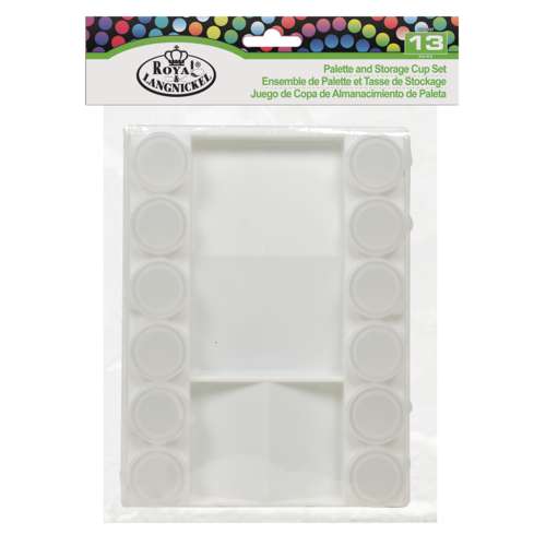 Royal & Langnickel - Set con tavolozza e 12 bicchieri da miscelazione 