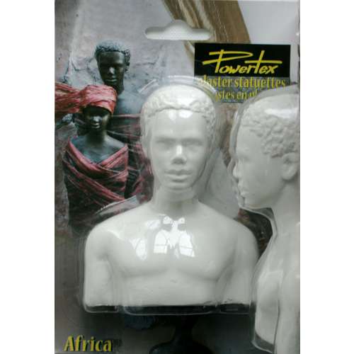 Powertex - Mezzo busto in gesso African Prince 