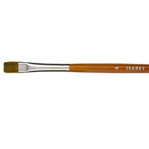 Isabey - Serie 6562, Isacryl, Pennello piatto per acrilico 