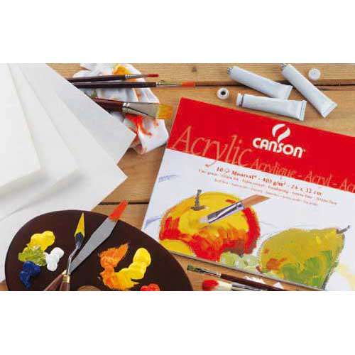 Canson - Acrylic, Cartoncino per pittura acrilica 