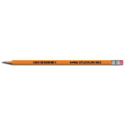 Fila - Studium, Set da 12 matite HB con gomma 