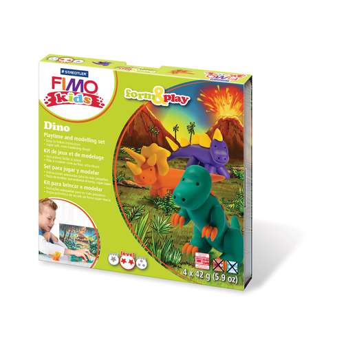 Fimo Kids - Form&play, Set Dino 