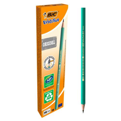 Bic - Ecolutions Evolution 650, Set da 12 matite 