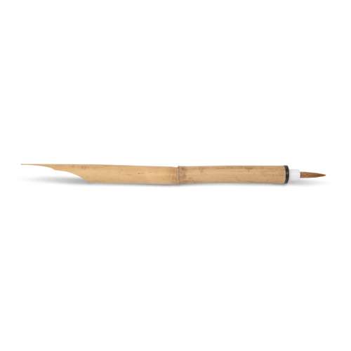 Penna in bambù con pennello 