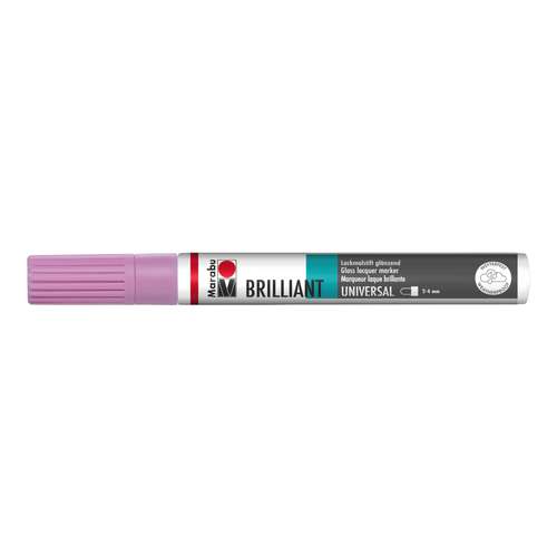 Marabu Brilliant Penna per pittore punta da 0,8 mm colore: Nero 073 