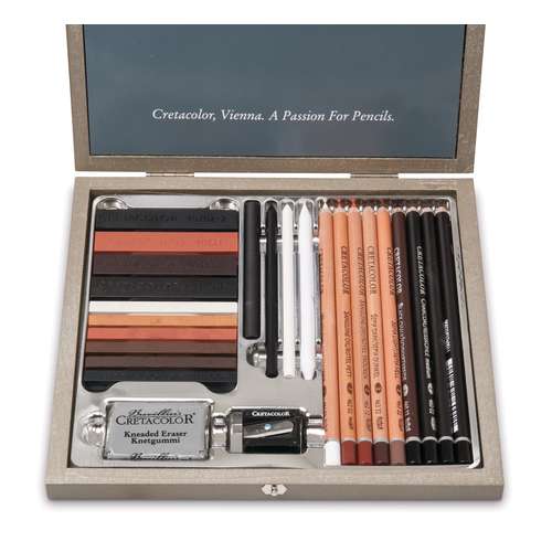 Cretacolor Passion Box, set da disegno e schizzi 