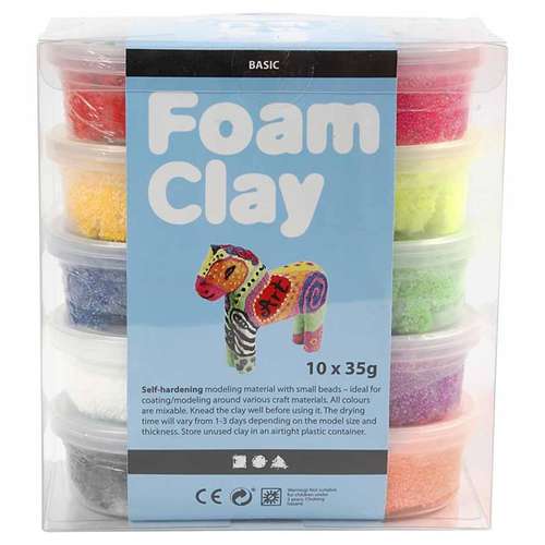 Foam Clay - Set di pasta modellabile colorata