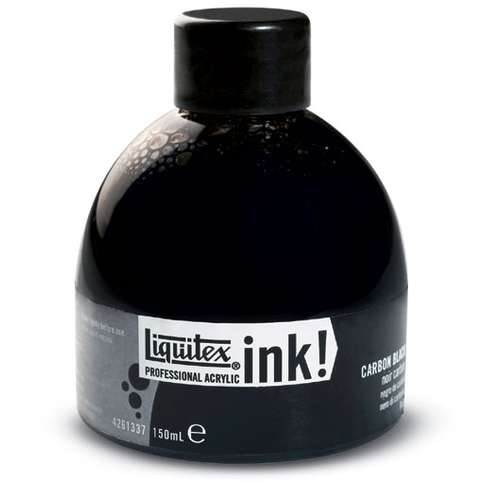 Liquitex - Ink!, Colore acrilico nero carbone 