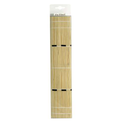 Da Vinci Serie 4019 stuoia in bambù per pennelli con supporto in gomma 