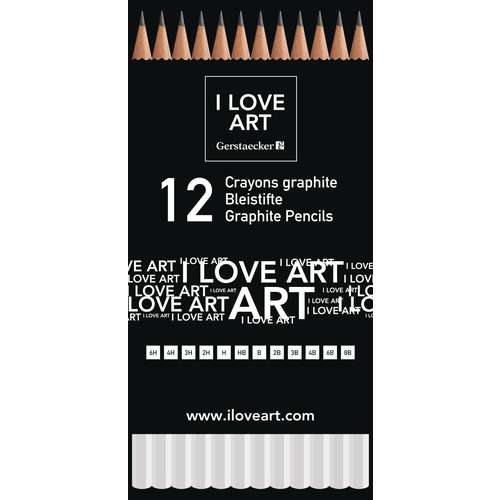 I Love Art - Sketch, set di matite 