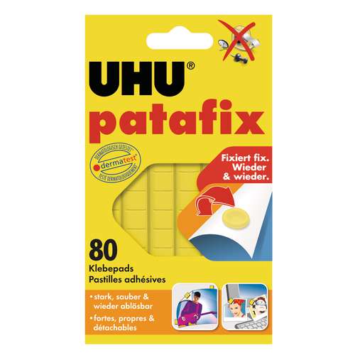 Uhu - Patafix, Pad adesivi gialli 