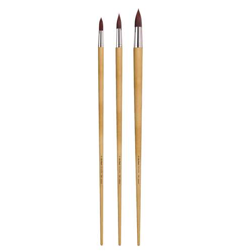 Da Vinci - Top Acryl, Serie 7789, pennello tondo, manico lungo 60 cm 