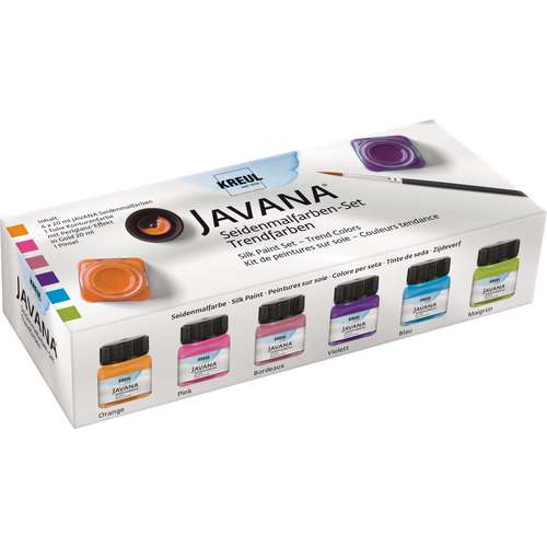 Kreul - Javana, set per pittura su seta colori trend 