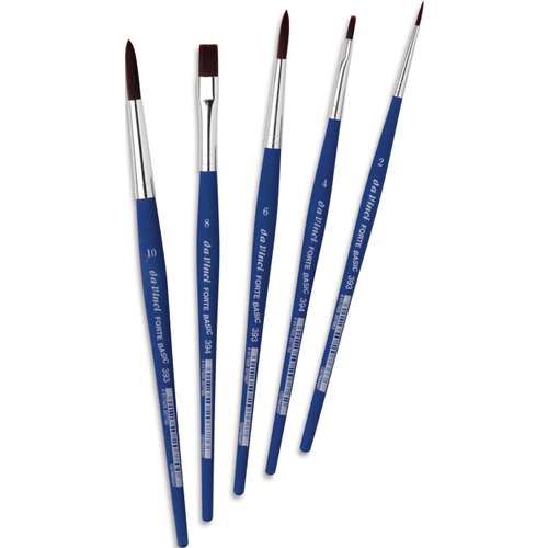 Da Vinci Serie 3504 Forte Basic, set di pennelli per l'hobby 
