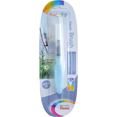 Pentel - Aquash Brush Mini, Pennello con serbatoio d'acqua 