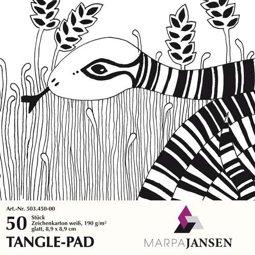Marpa Jansen - Blocco per zentangle Tangle Pad 