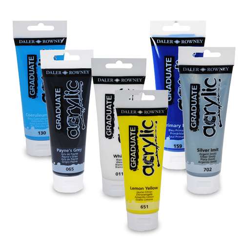 Daler-Rowney - Graduate Acrylic, Colore acrilico fine 