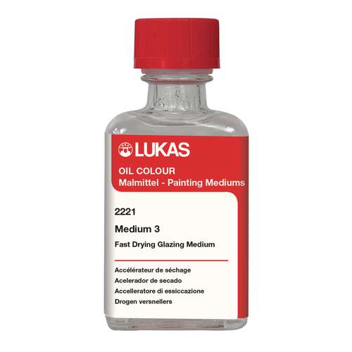 Lukas - Medium 3, Acceleratore di asciugatura per colori ad olio