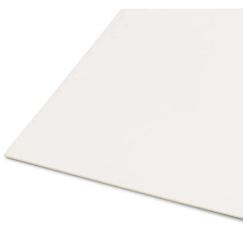 Cartoncino di legno con superficie bianca 