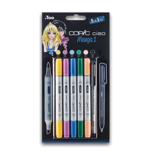 Copic ciao - Set pennarelli manga 5+1 
