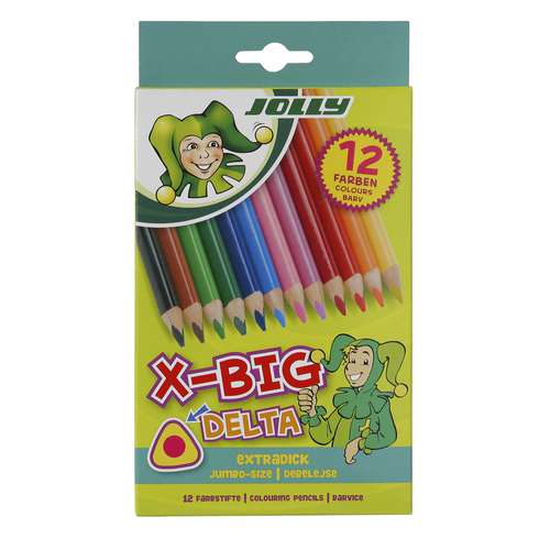 Jolly - X-Big Delta, Set di matite colorate 