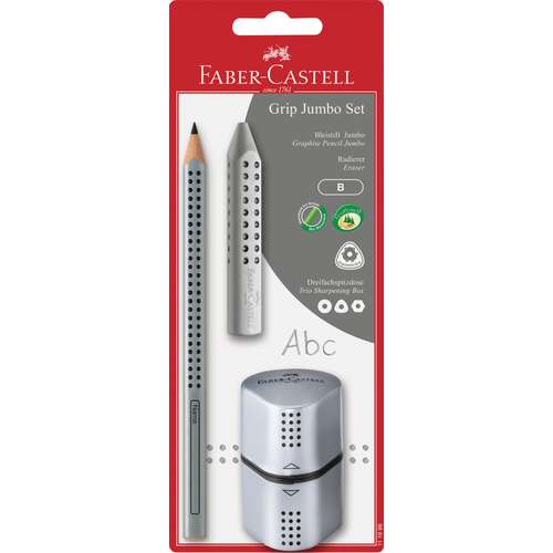 Faber-Castell - Set di matite Jumbo Grip 