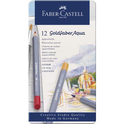 Faber-Castell - Goldfaber Aqua, set matite acquerellabili 