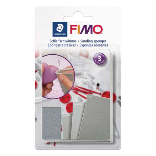 Fimo - Accessoires, Set di spugne abrasive 