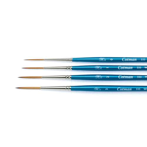 Winsor & Newton - Cotman, Serie 333, Rigger pennelli per acquerello 
