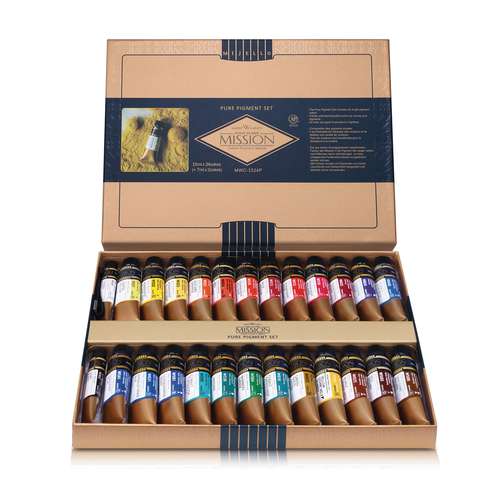 Mijello - Mission Gold, Set di acquerelli, pigmenti puri 