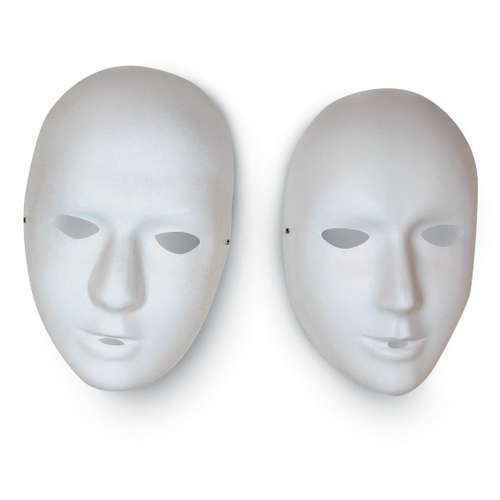 Maschera per il viso in materiale sintetico 