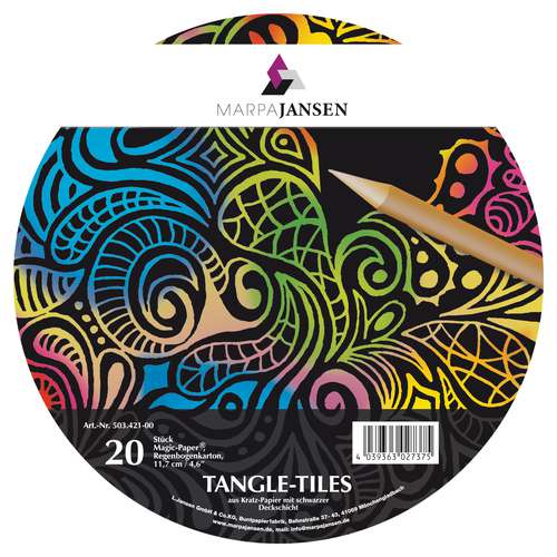 Marpa Jansen - Magic Paper Tangle Tiles, Arcobaleno 