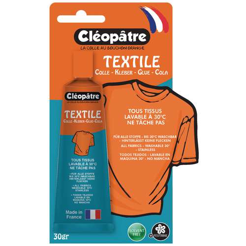 Cléopâtre - Textile, Colla per tessuti 