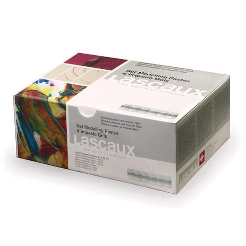 Lascaux - Set Modelling Pastes & Impasto Gels, medium per acrilico 