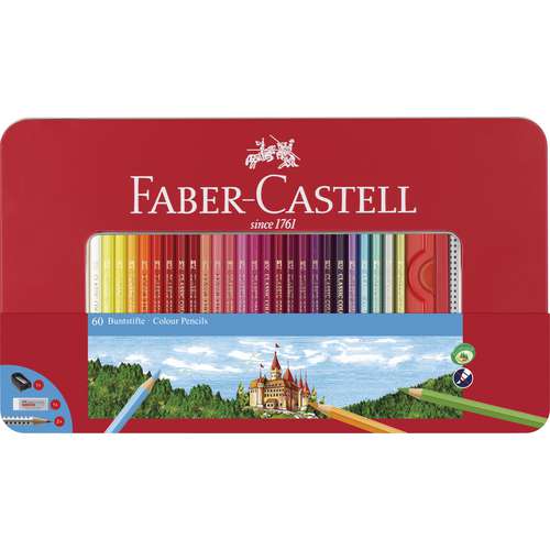 Faber-Castell - Set da 60 matite colorate 