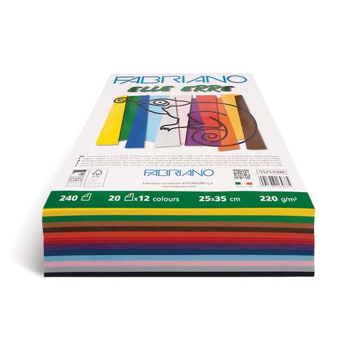 Fabriano - Elle Erre, Maxipack di carta colorata 
