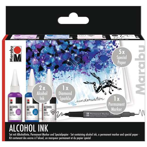 Marabu - Alcohol Ink Set Underwater 