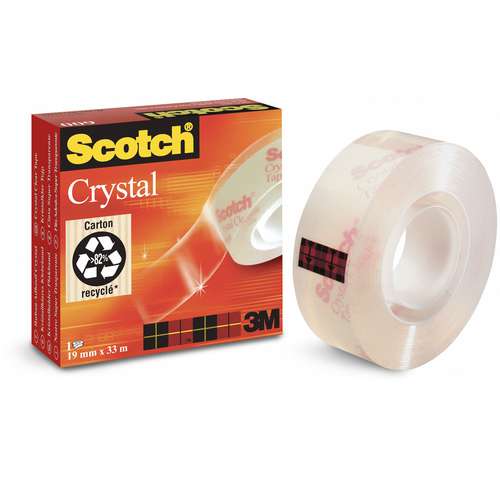 3M - Scotch, Crystal Clear 600, Nastro adesivo 12+2 rotoli 