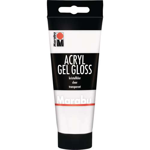 Marabu - Acryl Gel Gloss, Gel acrilico trasparente 