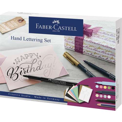 Faber-Castell - Set regalo per Hand Lettering 