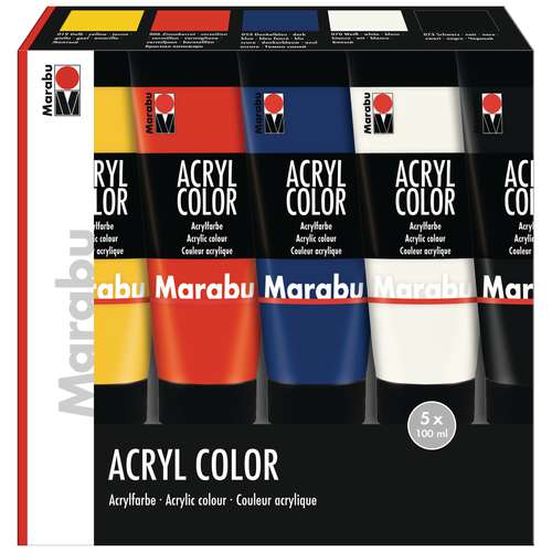 Marabu - Set base di colori acrilici 
