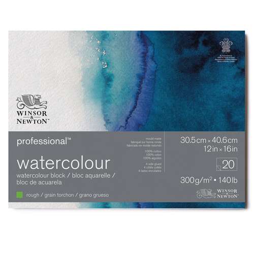 Winsor & Newton - Cartoncino per acquerello professionale 100% cotone 