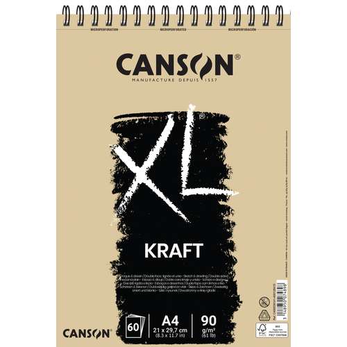 Canson - XL, Blocco per studio e disegno Kraft 