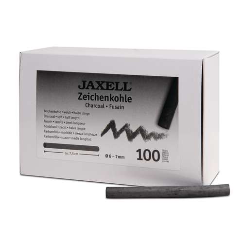 Jaxell - Set carboncino da disegno, 100 pezzi 