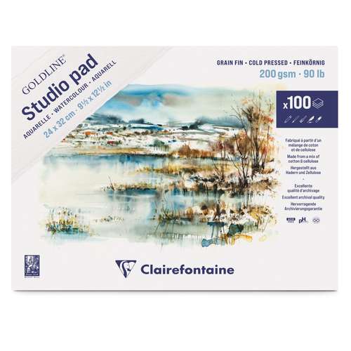 Clairefontaine - Goldline Studio, Blocco per acquerello 