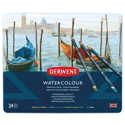 Derwent - Watercolour, set di matite acquerellabili 