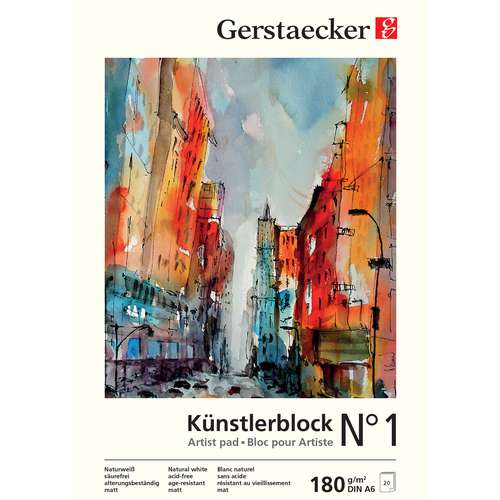 Gerstaecker - Blocco per artisti N.1 - per testare 