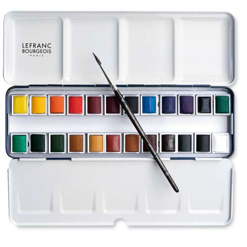 Lefranc & Bourgeois - Set di colore ad acquerello fine